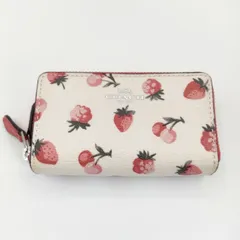 新品未使用★COACH ★人気★ ウォレット チェリー COACH コーチ レディース チェリー柄 財布 二つ折り財布