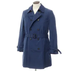 【新品アウトレット】シーラップ Sealup 2023年春夏 EXPLORER TRENCHCOAT ポリエステル トレンチコート ネイビーブルー系【サイズ50】【メンズ】のサムネイル