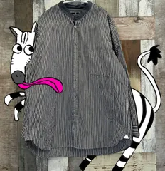 ユニクロ+J スーピマコットン オーバーサイズ スタンドカラー シャツ サイズXXL【A-207】