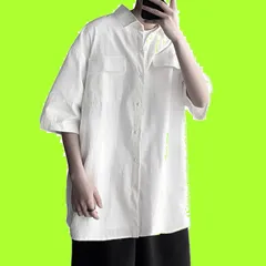 2024年最新】メンズオープンカラー半袖シャツの人気アイテム - メルカリ