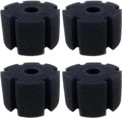 RedBeryl スポンジフィルター 水槽 投げ込み式 ろ過装置 交換用 取替え 水草 シングル 本体1個 スポンジ2個(スポンジ4個,  XY-280)