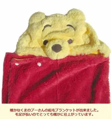 ベビー 毛布 ブランケット おくるみ ベビーケット ベビーブランケット 毛布 フード付き 出産祝い 御祝 贈り物 防寒 暖か くまのプーさん ポンチョ ケープ 何でもケット 掛け物 寝具 ベビー寝具 ベビー用品 ギフト