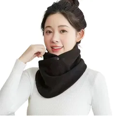 【在庫処分】トップスつけ衿 ネックウォーマー ネックウォーマー 重ね着風 マフラー スヌード 冬 タートルネックシャツ 秋 ボタン付き 防寒 付け襟 レディース ウォーキング ネックカバーグッズ 防風 ハイネック つけ襟 [KOEKOI]