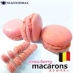 ベルギー産 マカロン ストロベリー 12個入り いちご味 ・マカロン イチゴ・