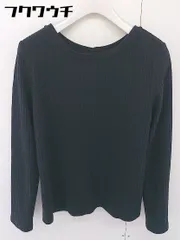 ◇ nano universe ナノ ユニバース 長袖 カーディガン サイズ38 ブラック レディース  【1110120003641】