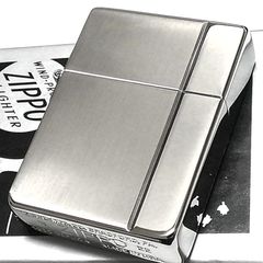 ZIPPO ライター 1935 レプリカ 復刻 サテン＆ミラー コンビネーション シルバー ジッポ シンプル 鏡面仕上げ 銀 かっこいい 両面加工 おしゃれ メンズ プレゼント ギフト