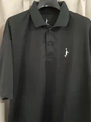 美品 IN THE PAINT インザペイント 襟裏ロゴ ポロシャツ 黒 L