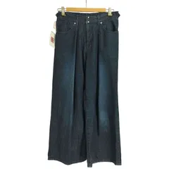 クラシアンドトリップスパブリッシング KURASHI ＆ Trips PUBLISHING 北欧暮らしの道具店 すっきり見えインタックのワイドデニムパンツ  レディース  M