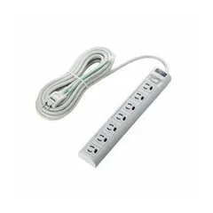 (まとめ)エレコム EU RoHs指令準拠 雷ガード常時通電/スイッチ連動タップ T-T05-3750LG/RS【×2セット】