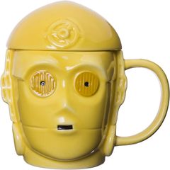 STAR WARS スターウォーズ C-3PO 3D マグカップ 蓋付き - メルカリ