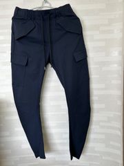 【LEON×B'2nd×wjk】スリムカーゴパンツ Mサイズ ネイビー メンズ