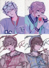 【中古】キャラカード 全4種セット 特典クリアカード 「バーチャルYouTuber にじさんじ ChroNoiR」 ニューレトロスタイルグッズ オフィシャルストア購入特典