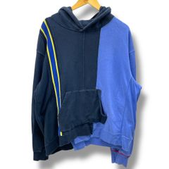 FACETASM ファセッタズム SWITCHED HOODIE プルオーバーパーカー スウェットフーディ ビッグシルエット ZUK-2320-03 紺色 青 ネイビー ブルー サイズ4 メンズ 春 recollect有明ガーデン店 38B9730
