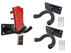 【新着商品】壁掛け 取り付けネジ付き ギターハンガー ギター フック ２個セット ギタースタンド POSITIVE 壁掛け