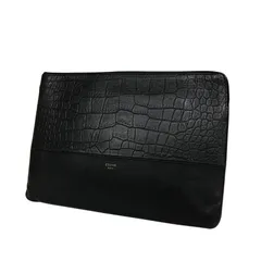 美品✨CELINE✨クラッチバッグ　ポーチ　黒マカダム　トリオンフ CELINE セリーヌ オールドセリーヌ トリオンフ マカダム