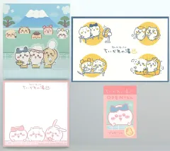 【中古】ノート・メモ帳 集合(浴槽) ステーショナリー(メモ) 「一番くじ ちいかわ ～なんかほっこり ちいかわの湯～」 G賞