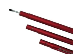 【在庫セール】φ28mm アルミニウム合金 長1850～2150mm 伸縮式 ウイングポール タープ テント JUST) & (LOYAL