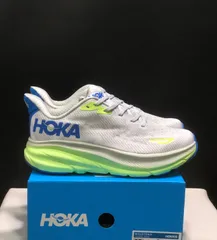 HOKAONEONE CLIFTON 9 クリフトン 9 スニーカー ランニングシューズ ランニング マラソン ランシュー グレーグリーン ブルー