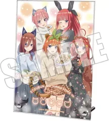【中古】アクリルスタンド・アクリルパネル あにまるガールズ アクリルプレート ＜FIVE Memories＞ 「きゃらっとくじ発売5周年記念 TVスペシャルアニメ 五等分の花嫁∽ ～FIVE Memories～」