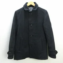 k■ユナイテッドアローズ/UNITED ARROWS Rhythm of Life シングルボタンウールコート【M】灰色/MEMS■168 【中古】