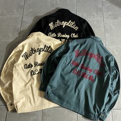 【HOUSTON】EMB HARRINGTON JACKET(METROPOLITAN)