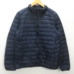 C■ユニクロ/UNIQLO ウルトラライトダウンジャケット【L】紺/MENS/x12【中古】■