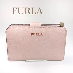 FURLA 　バビロン　ピンクベージュ　 二つ折り財布 　ウォレット　★週末クーポン利用で10%オフ★