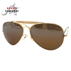 Ray-Ban レイバン ヴィンテージ B&L ボシュロム RAY-BAN U.S.A アビエーター ブラウン ゴールド メタル サングラス メンズ 409849【中古】