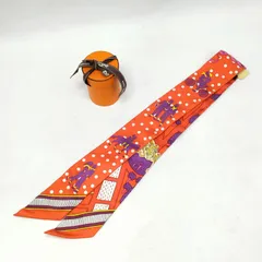 【HERMÈS】エルメスツイリー 新パリの恋人たち⭐︎極美品⭐︎ HERMES エルメス スカーフ ツイリー 新パリの恋人たち ローズビュ