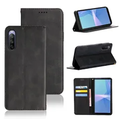Xperia 10 III SO-52B SOG04 ケース 手帳型 Xperia10 III Lite XQ-BT44 手帳型 ケース カバー PUレザー カード収納 財布型 耐衝撃 ケース マグネット スタンド機能付き 5色 (Sony Xperia10