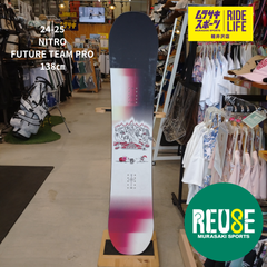 【ムラスポ公式】NITRO ナイトロ　 FUTURE TEAM PRO MK　138cm　24-25　ジュニア　レディース　極上品　スノーボード　中古品（USED）