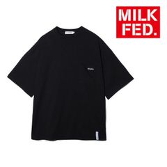 tシャツ Tシャツ ミルクフェド milkfed MILKFED BASIC POCKET S/S TEE 103241011004 レディース ブラック 黒 ティーシャツ ブランド ティシャツ 丸首 クルーネック おしゃれ 可愛い ロゴ
