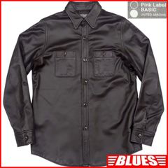 UNITED ARROWS ユナイテッドアローズ レザーシャツ M ジャケット 黒 本革 メンズ 本皮 レザーシャツ_サイズM一覧←SEULB屋着古← TY3812