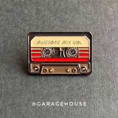 レトロピンズ [ カセットテープ・Awesome Mix Vol ] ピンバッジ