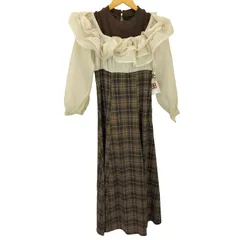 マジェスティックレゴン MAJESTIC LEGON ウエストきゅっとミルフィーユワンピ レディース JPN：M 