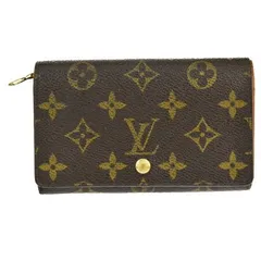 【中古】 ルイヴィトン LOUIS VUITTON ポルトモネ ビエ トレゾール L字ファスナー 二つ折り 財布 モノグラム レザー M61730 08JE070