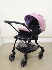 美品 ランフィ リノン RA9L ピンク Runfee Lino’n RA9L 両対面ベビーカー 人気のシングルタイヤ 生後1ヵ月～ クリーニング済み A1711853