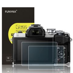 【特価商品】透過率95％以上 カメラ対応 II II II 高硬度9H III III Mark Mark Mark E-M1 E-M5 IV E-M10 Olympus 液晶保護ガラスフィルム 超薄ガラス II用】2枚セット E-M1III E-M5III 