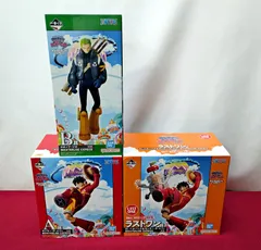【未開封品】BANDAI SPIRITS　一番くじ ONE PIECE 未来島エッグヘッドA賞 モンキー・D・ルフィ+ B賞 ロロノア・ゾロ +ラストワン賞　Dr.ベガパンク＆ルフィMASTERLISE EXPIECE　3点セット　830