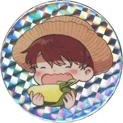 【中古】バッジ・ピンズ 【シークレット】 めいちゃん(とうもろこし) 缶バッジ 「めいちゃんライブツアー『どんちゃん騒ぎ』」 ランダム缶バッジくじ景品