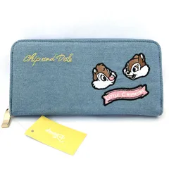 ディズニー　チップとデール　長財布　PTD21-B3-24BK　特売品 残り2点 即決 Disney ディズニー チップとデール 三つ折り財布 - メルカリ