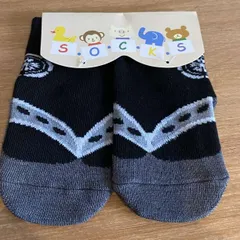 9-12cm 草履 足袋 ベビー ソックス 靴下 着物 袴ロンパース キッズ 黒