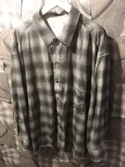 ancellm 25ss チェックシャツ ANCELLM(アンセルム) 25SSオンブレチェックショートジップシャツ