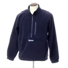 【中古】シュプリーム Supreme 2021年秋冬 Polartec Half Zip Pullover ポーラテックフリース プルオーバージャケット ネイビー【サイズL】【メンズ】のサムネイル