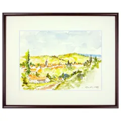 真作 奥八郎先生 映える 油絵 光陽会会員 評議員 真作 奥八郎