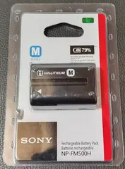 新品 未使用 ソニー　SONY リチャージャブルバッテリーパック　NP-FM500H