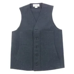 美品 希少フィルソン レザー&コットン ダウンベスト⭐️渋カッコいい