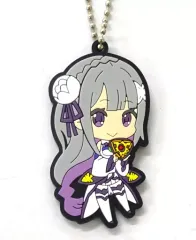 【中古】雑貨 エミリア ラバーストラップ 「Re：ゼロから始める異世界生活」 月刊コミックアライブ 2021年5月号特別付録