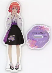【中古】アクリルスタンド・アクリルパネル 中野二乃 アクリルスタンドフィギュア 「五等分の花嫁∽×TSUTAYA ～甘い和菓子をあなたと一緒に～」