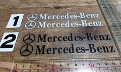 メルセデス・ベンツ　B 高品質ステッカー　2個セット　1色お選び下さい